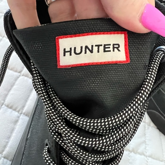 Hunter Dipped Canvas Hi Top Boot - Picture 2 of 7